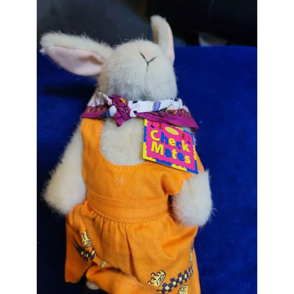 Muffy Vander Bear Check Mates Hoppy 1995 outfit only wTag Taken off new Hoppy - Picture 2 of 10